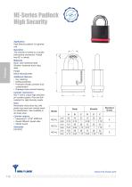 NE-Series Padlock High Security - 1