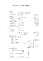 Pt100 Thin-film Temperature Sensor (self-adhesive) to be connected with a Temperature Converter PXT-10 - 2