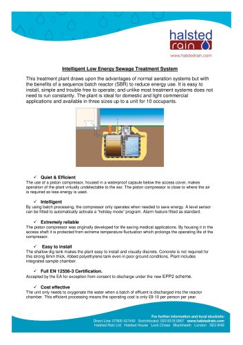 Sewage Treatment System