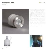 ECOLED MINI GIMEG Cast-in (Single Colour) LED Uplight - 1