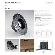 ECOLED® ZEP2 TRIMLESS "Plaster-In" Recessed LED Downlight - 1