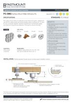 PC-SM2 Surface Mount Male Adhesive Fix - 1