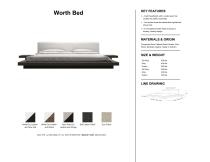 Worth Bed - MODLOFT - PDF Catalogs | Documentation | Brochures