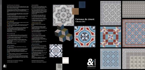 Carreaux de ciment  Collection 2012