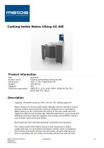 Cooking kettle Metos Viking 4G 40E - 1