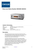 Pizza oven Metos Domitor DM430M 400V3N-1