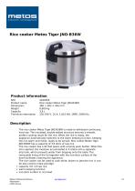 Rice cooker Metos Tiger JNO-B36W-1