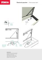 Electrical operation - Roof access hatch - 2