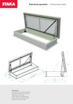 Electrical operation - Roof access hatch - 3