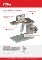 Product sheet TopAccess roof hatch with retractable ladder