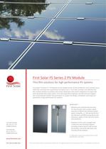 First Solar FS Series 2 PV Module - 1