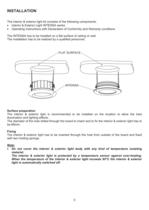 INTENSA LRM0320, LRM0115, LRM0620: Recessed interior & exterior LED downlights - 5