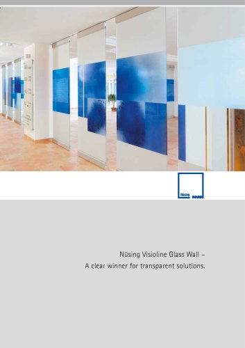 Nüsing Visioline Glass Wall – A clear winner for transparent solutions.