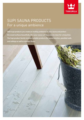 Tikkurila Supi Saunapesu sauna cleaner