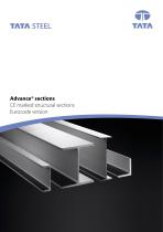 Advance sections CE marked structural sections Eurocode version - 1