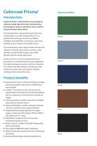 Colorcoat Prisma® colour card - 7