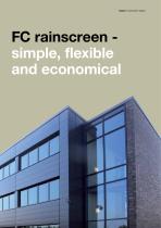 Kalzip FC rainscreen system - 3