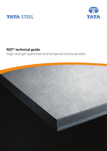 RQT technical guide - High strength quenched and tempered structural steel.