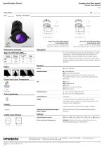 Lumencore Recessed Opticolor+ Small Wallwash