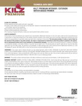 KILZ®  PREMIUM INTERIOR / EXTERIOR  WATER-BASED PRIMER-2