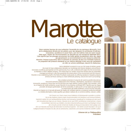 Le Catalogue Marotte