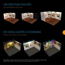 Modular tension fabric stand-3