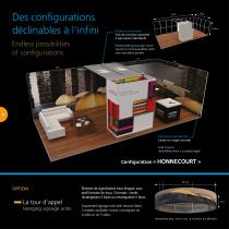 Modular tension fabric stand-8