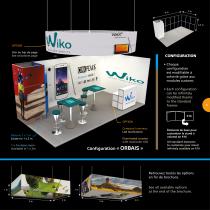 Modular tension fabric stand-9