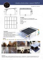 Double photovoltaic carport “SIMPLE” - 1