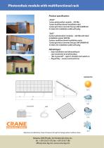 Photovoltaic module with multifunctional rack - 2