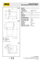 Convection Oven Gas Convection Oven, 6 GN1/1 - 3