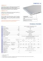 Sandwich panel  COMPOCEL AL - 2