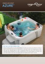 AZURE™ - HotSpring® Spas - PDF Catalogs | Documentation | Brochures