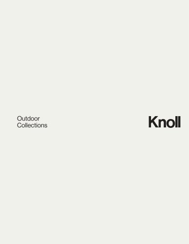 Knoll Outdoor Collection