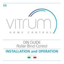 Vitrum II DIN Shutters and Curtains Control Wireless-1