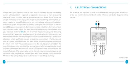 Vitrum II DIN Shutters and Curtains Control Wireless-3
