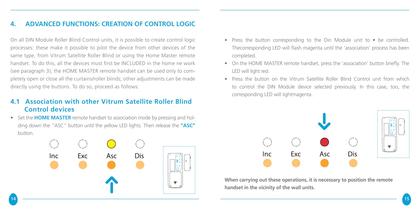 Vitrum II DIN Shutters and Curtains Control Wireless-8