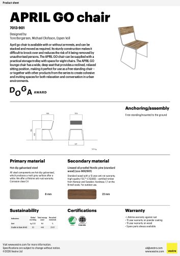 APRIL GO chair