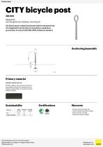 CITY bicycle post