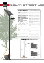 SOLAR Self-sufficient street light pole-2