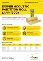 Isover Acoustic Partition Roll - 1