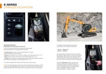 E-Series Crawler Excavators - CX130E/CX160E/CX180E-3