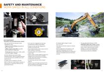 E-Series Crawler Excavators - CX130E/CX160E/CX180E-6