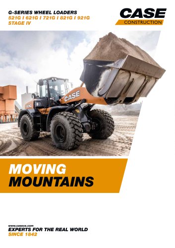 G-SERIES WHEEL LOADERS