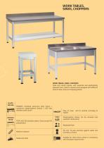 WORK TABLES SINKS, CHOPPERS-3