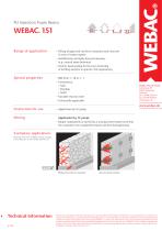 PU Injection Foam Resins - WEBAC® 151 - 1