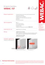 PU Injection Foam Resins - WEBAC® 157 - 1