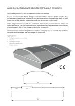 Alux Polycarbonate skybands - 2