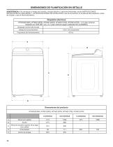 Dimension Guide Whirlpool® Top Load Washer - 10