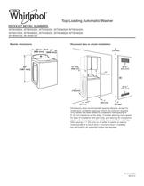 WTW5500XW - Whirlpool - PDF Catalogs | Documentation | Brochures